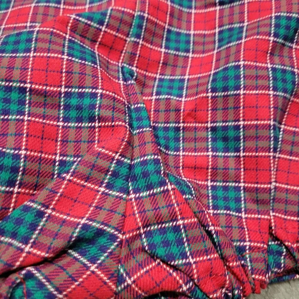 Alexis Baby Vtg USA 6 Months Boy Red Plaid Bowtie Formal Party Romper Outfit